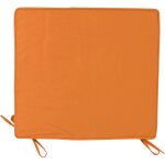Coussins boite pour chaises et fauteuils 6 pcs orange 38x41x5 cm pour jardin exte'rieur