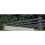 I giardini del re - poutre aluminium avec corde rechange 30x50 mm longueur 284 cm pour pergola 3x4 m