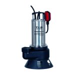 Pompe de chantier pour eaux uses tip - acier inoxydable, 36 000 l / h, hauteur de refoulement 14 m, ...