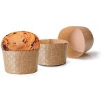 Ibili lot de 5 moules � panettone marron 14 cm