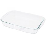 Ibili plat � four moderne verre borosilicate clair 34 cm