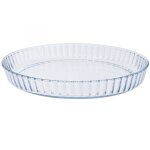 Ibili plat  tarte en verre transparent 28 cm