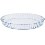 Ibili plat � tarte en verre transparent 28 cm