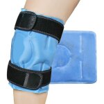Ice pack for knee pain relief, reusable gel ice wrap for leg injuries, swelling, knee replacement surgery, ... Ice pack for knee pain relief, reusable gel ice wrap for leg injuries, swelling, knee replacement surgery, ...
