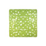 Idmat - fond d evier fleurs vert transparent 32x32cm