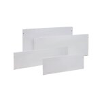 Ide - plastron modulaire m�tallique 24 modules pour coffret atlantic - type - fixe - h 150mm - plein