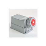 Ide - socle mural prise triphas� 125a 3p + t avec fil pilote - �tanche ip67