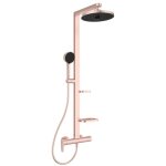 Ideal standard - alu + - set de douche avec mitigeur, diamètre 26 cm, 2 jets, rosé bd584ro Ideal standard - alu + - set de douche avec mitigeur, diamètre 26 cm, 2 jets, rosé bd584ro