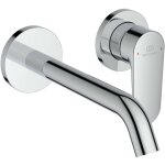 Ideal standard - cerafine nuovo - mitigeur de lavabo encastrable, installation � 2 trous, chrome bd776aa ...
