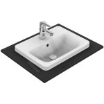 Ideal standard - connect - vasque encastrée, 500x390 mm, avec trop - plein, 1 trou pour robinetterie, ... Ideal standard - connect - vasque encastrée, 500x390 mm, avec trop - plein, 1 trou pour robinetterie, ...