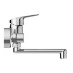 Ideal standard - m�langeur mural pour �vier en laiton chrom� ceraflex