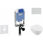 Ideal standard prosys - ensemble pour wc suspendu, cuvette et abattant architectura, plaque de dclenchement ...