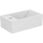Ideal standard - tempo - lave - mains 37x21 cm, sans trop - plein, 1 trou de robinetterie � gauche, blanc ...