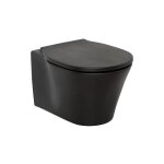 Ideal standard - wc suspendu connect air lxhxp: 360x350x540 mm sans bord de rinçage noir mat Ideal standard - wc suspendu connect air lxhxp: 360x350x540 mm sans bord de rinçage noir mat