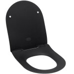 Idevit - alfa - abattant softclose noir mat (al030sbl)