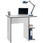 Bureau nova, en m�lamin� blanc mat et gris