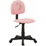 Idimex - chaise de bureau pour enfant unicorn, revtement synthtique rose avec motif licorne