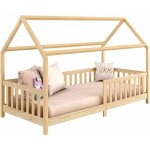 Idimex - lit cabane nina 90 x 200 cm, en pin massif finition naturelle