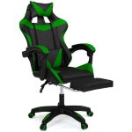 Idmarket - fauteuil de gaming alex rglable avec repose - pied, coussin de tte et coussin lombaire noir ...
