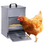 Idmarket - mangeoire  pdale pour poules distributeur automatique 5 kg anti - nuisibles