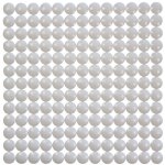 Idmat - tapis fond �vier bulles blanc