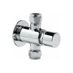 Idral rubinetteria - robinet de douche temporis mural avec bouton poussoir idral modern 08130 / e - ...
