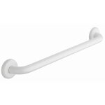 Poigne de douche en acier blanc 60 cm barre d'appui douche personnes gees