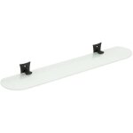 Idralite - sapho rebecca - tablette, longueur 56 cm, noir / verre cc015