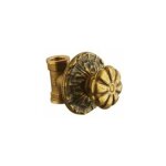 Robinet d'arrt encastr, double femelle 15x21, rtro