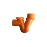 Siphon horizontal vertical 1 bouchon soud� dimensions : diam�tre 100