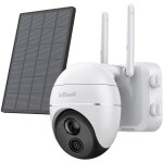 1080p camera surveillance wifi exterieure sans fil solaire 360 camera exterieur solaire avec panneau ...