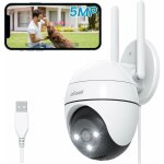5mp 360 ° caméra de surveillance wifi extérieure, caméra ip extérieure ptz avec enregistrement 24 / 7, ... 5mp 360 ° caméra de surveillance wifi extérieure, caméra ip extérieure ptz avec enregistrement 24 / 7, ...