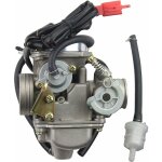 Ikodm - 24mm pd24j carburateur carb remplacement pour gy6 4 stroke 125cc 150cc atv go kart cyclomoteur ...