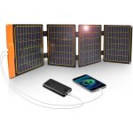 Ikodm - panneau solaire pliable, 40w chargeur solaire portable ip67 2 ports usb(a / c) qc 3. 0 pour smartphone ...