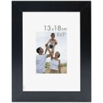 Imagine - cadre photo bois 13x18 cm - couleur bois noir - bois reconstitu - cadre pour photo 13x18 cm ...