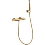 Imex - mélangeur thermostatique douche line or brossé Imex - mélangeur thermostatique douche line or brossé
