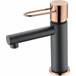 Imex - mitigeur lavabo noir mat / rose doré milos Imex - mitigeur lavabo noir mat / rose doré milos