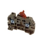 Imo - borne de jonction sectionneur � couteau 4mm� - pas 6mm - beige