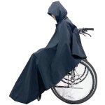 Imperm�able pour fauteuil roulant, poncho � capuche l�ger et imperm�able avec bandes r�fl�chissantes ...