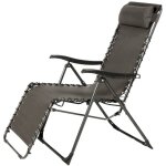 Hesperide - fauteuil relax de jardin silos anthracite acier trait poxy - hespride