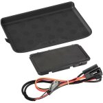 Inbay chargeur induction vide poche compatible avec vw golf sportsvan facelift ap17 10w