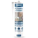 Index - 12 silicones neutre profesionnel pour matriaux lisses et poreux - 280 ml - blanc
