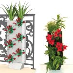 Indoor discount - kit - h103x33l - mur végétal avec raccord 1 face 16 plantes - c - green Indoor discount - kit - h103x33l - mur végétal avec raccord 1 face 16 plantes - c - green