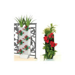 Indoor discount - kit - h103x33l - mur v�g�tal avec raccord 1 face 16 plantes - c - green