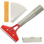Industry grattoir avec 10 lames, grattoir plancha ?pour papier peint, grattoirs pour vitre, pour colle, ...