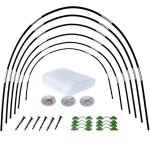Ineasicer 18pcs kit de cerceaux de jardin en filet cerceau de serre de jardin tunnel de croissance de ... Ineasicer 18pcs kit de cerceaux de jardin en filet cerceau de serre de jardin tunnel de croissance de ...
