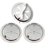 Ineasicer - 3 pi�ces grille de ventilation ronde, rosette de ventilation en acier inoxydable grille d'a�ration ...