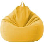 Ineasicer - housse de pouf poire pour adultes et enfants, sac de rangement inclinable pour int�rieur ...