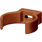 Collier clip, pvc - u collier pour tuyau de descente, accessoires pour goutti�res, montage facile, made ...