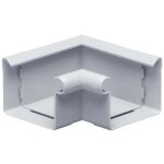 Equerre de chneau 90 degrs en forme de caisson angle intrieur, bourrelet intrieur en pvc, pice de ...